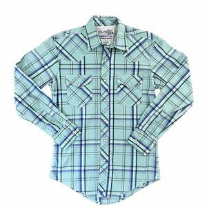 Wrangler 20X Advanced Comfort Pearl Snap Western Rodeo Shirt – Small